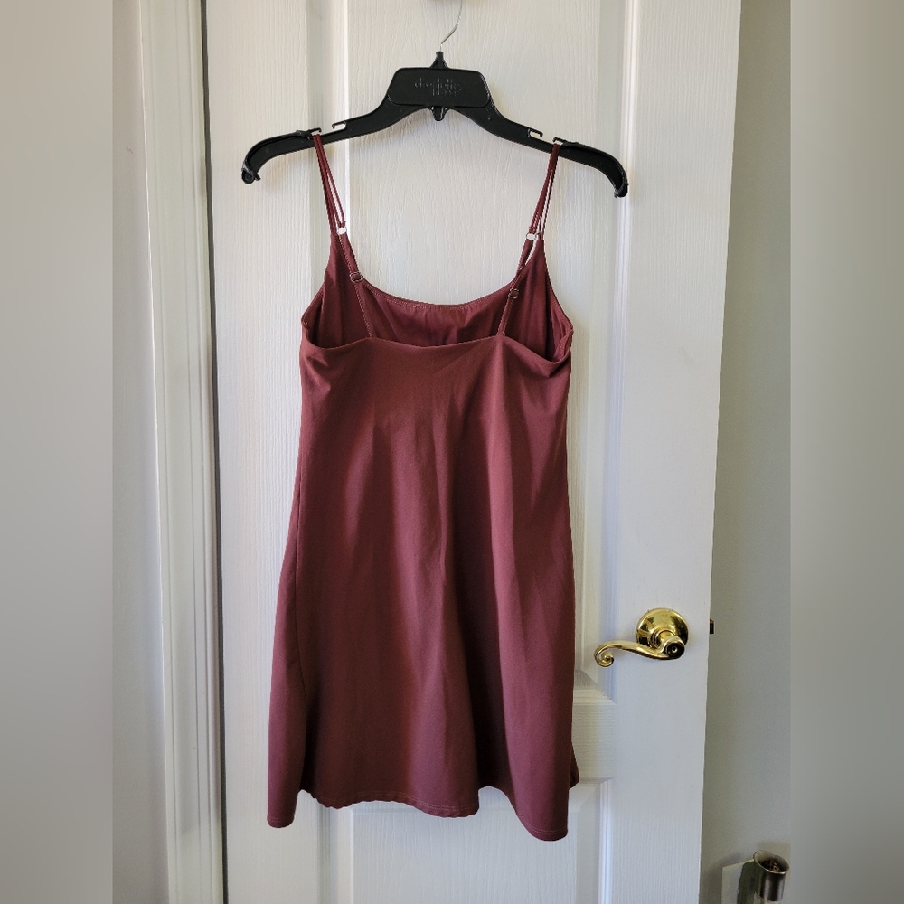 Abercrombie & Fitch Traveler Mini Active Dress Dark Brown Size Small Tall (ST) - Picture 3 of 10